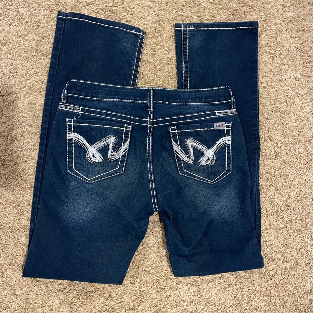 Cruel Denim Dark Blue Boot Cut Jeans for Women